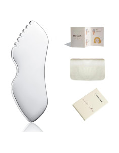 Herramienta Gua Sha Facial Acero Inoxidable FSwsawX 13.59cm