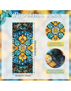 Película de Ventana Innconee 40x100 cm Multicolor Estática 2