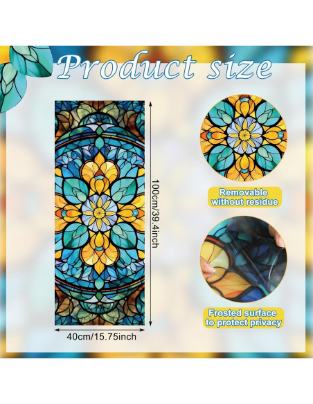 Película de Ventana Innconee 40x100 cm Multicolor Estática Película de Ventana Innconee 40x100 cm Multicolor Estática