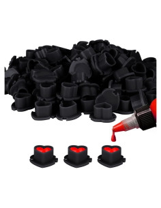 200 Tazas de Tinta Desechables para Tatuajes IFERO - Corazón Negro