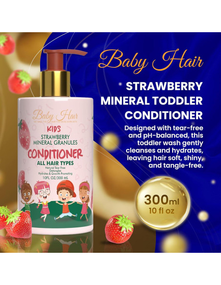 Acondicionador Mineral para Niños BABY HAIR 295 ml - Fresa