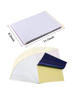 Papel de Transferencia para Tatuajes Beoncall 35 Pcs A4 4 Capas 2