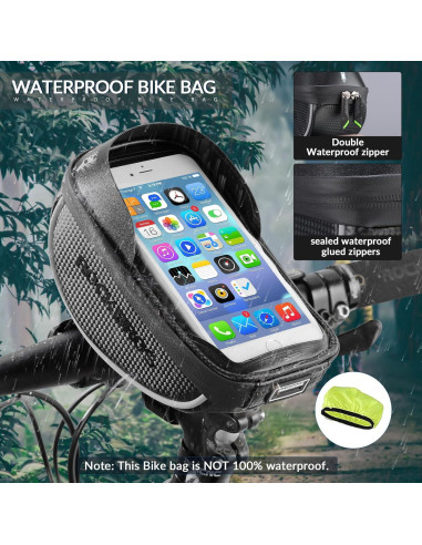 Bolsa de Manillar para Teléfono ROCKBROS Impermeable 1.5L