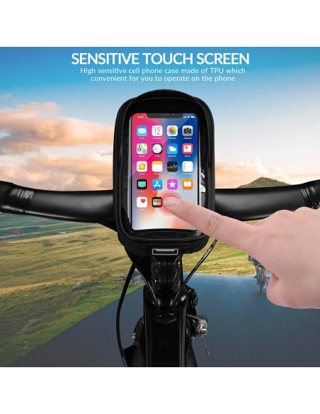 Bolsa de Manillar para Teléfono ROCKBROS Impermeable 1.5L