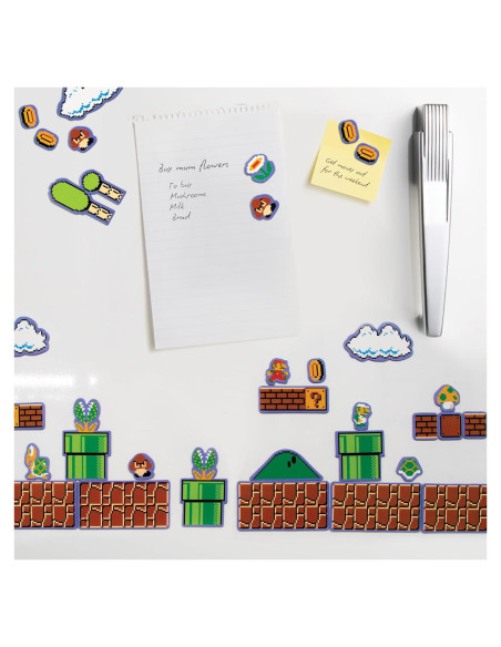 Imanes de Nevera Paladone Super Mario Bros. - 80 Personajes