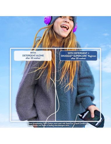 Aumentador de Fragancia Snuggle SuperCare 19 Onzas Lirios y Lino