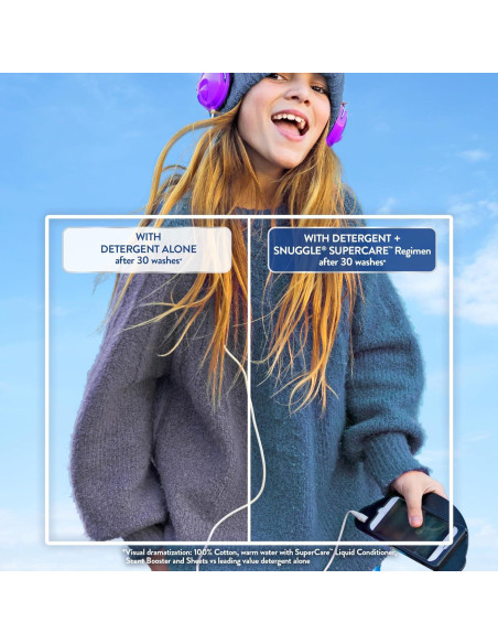 Aumentador de Fragancia Snuggle SuperCare 19 Onzas Lirios y Lino