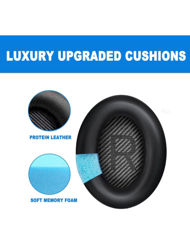 Almohadillas de Repuesto BINGLE para Auriculares Bose QC35/QC25