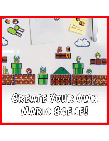 Imanes de Nevera Paladone Super Mario Bros. - 80 Personajes