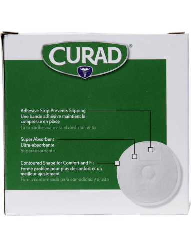 Almohadillas desechables para lactancia Curad, 12 unidades