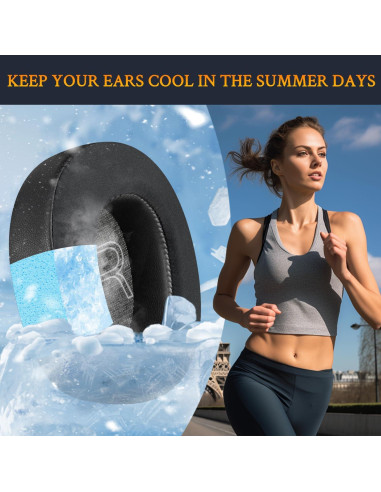 Almohadillas de Reemplazo SOULWIT Gel Refrigerante para Auriculares Steelseries Arctis Nova Pro