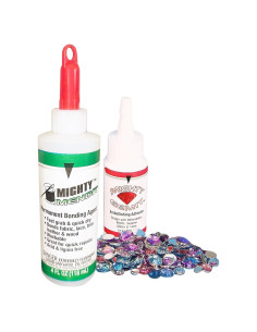 Adhesivo de Tela MIGHTY MENDIT 113 g + Kit Decorativo GEMIT