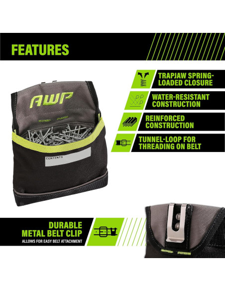 Bolsa de Herramientas AWP TrapJaw con Cierre de Resorte 1L-039-2