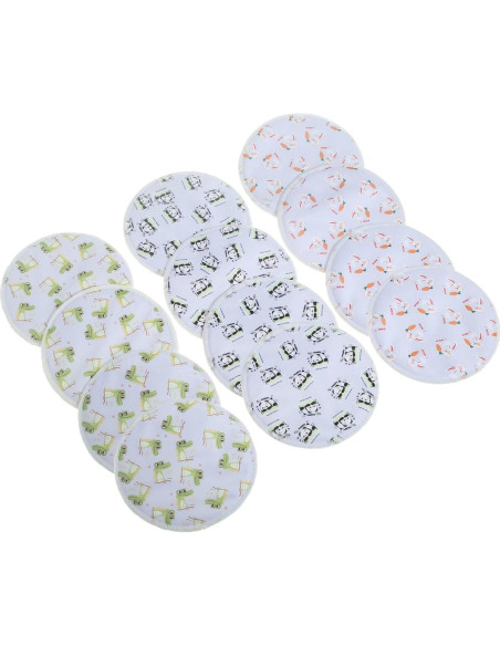 Almohadillas de Lactancia Reutilizables Soothe - 12 Piezas de Bambú Almohadillas de Lactancia Reutilizables Soothe - 12 Piezas de Bambú