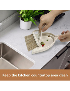 Mini Escoba y Recogedor WDDBHSKN - Compacto y Ergonómico 2