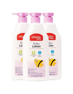 Loción para Bebés Playtex 21 oz, Suave y Calmante, Paquete de 3