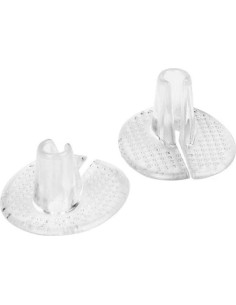 5 Pares Almohadillas de Gel Silicona Transparente para Dedos 2