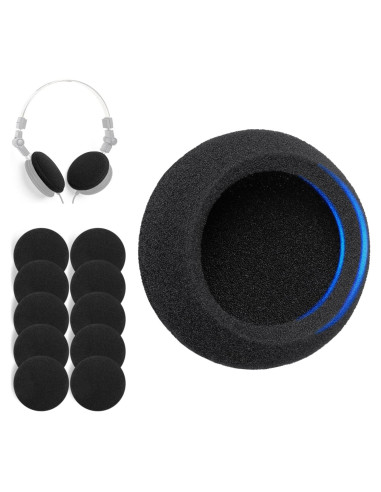 Cojines de Espuma Voarmaks 50mm para Auriculares - 5 Pares