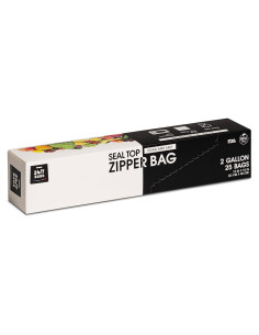 Bolsas de Almacenamiento de Comida 2 Galones 25 Unidades