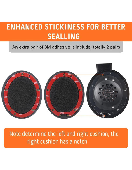 Cojines de Repuesto para Auriculares Studio 2 y 3 - Negro