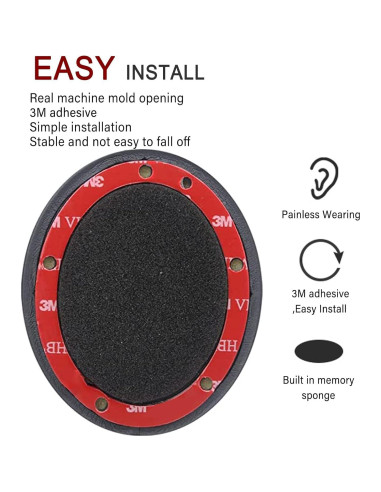 Cojines de Repuesto para Auriculares Studio 2 y 3 - Negro