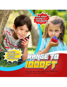 Walkie Talkies Recargables Evassal para Niños 2 Paquete 2