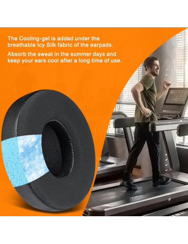 Almohadillas de Gel Refrigerante SOULWIT para Auriculares Solo4