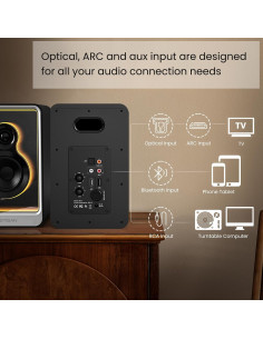 Altavoces Estantería Bluetooth BESTISAN SR15 4.87 kg 2.0 2