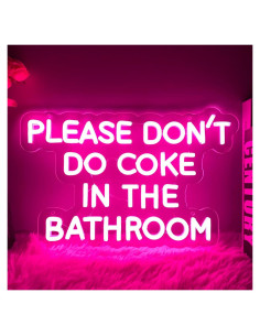 Luz de Neón LED Rosa 40x26 cm - Decoración de Pared