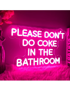 Luz de Neón LED Rosa 40x26 cm - Decoración de Pared 2