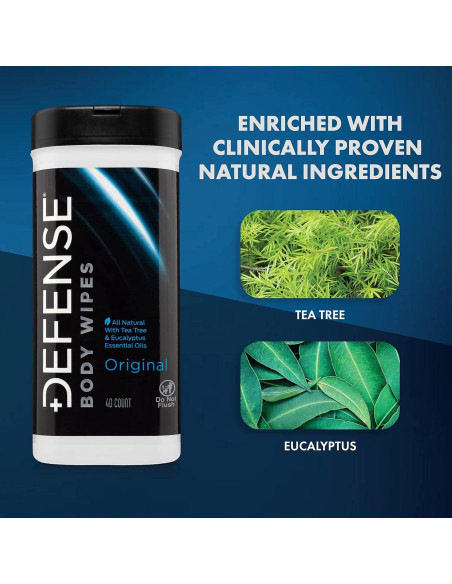 Toallitas Corporales Naturales Defense Soap 40 Contenido