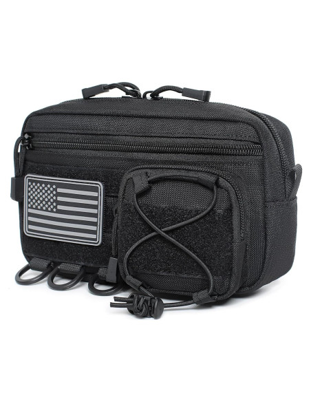 Bolsa Administrativa Horizontal Molle Lemubeane Táctica 23.9x15cm