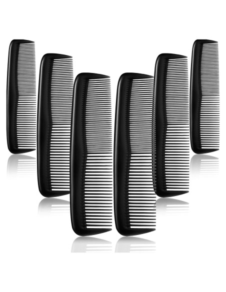 Set de 12 Peines de Plástico Leinuosen para Cabello