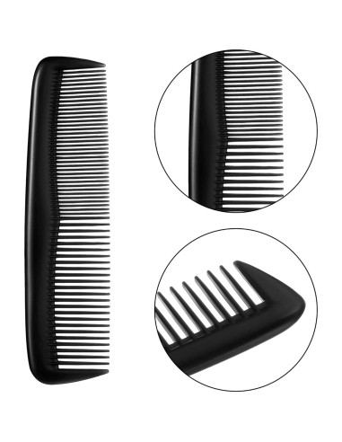 Set de 12 Peines de Plástico Leinuosen para Cabello