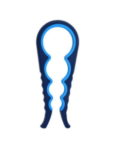 Abrebotellas y tarros multifuncional 4 en 1 Genérico Azul