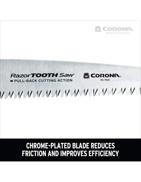 Sierra Plegable Corona RS 7041 7" (17.78 cm) Dientes de Cuchilla