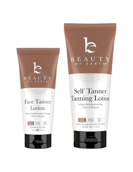 Autobronceador Beauty by Earth 2 Piezas Aloe Vera 348g