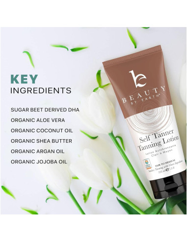 Autobronceador Beauty by Earth 2 Piezas Aloe Vera 348g