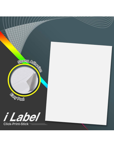 Papel de Etiquetas Completo BETCKEY 21.6x27.9 cm Mate 100 Hojas