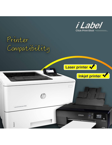 Papel de Etiquetas Completo BETCKEY 21.6x27.9 cm Mate 100 Hojas