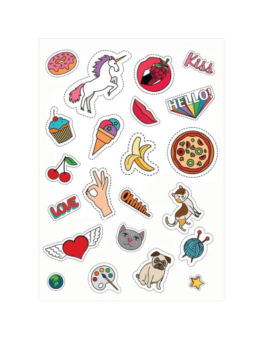 Papel de Etiquetas Completo BETCKEY 21.6x27.9 cm Mate 100 Hojas