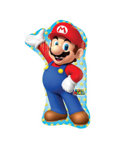 Globo de papel de aluminio Mario Bros Amscan 83.82 cm