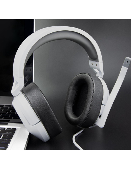 Almohadillas de Reemplazo SOULWIT para Corsair HS65/HS55 - Negro