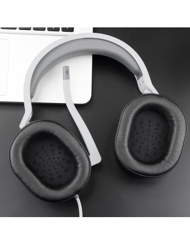 Almohadillas de Reemplazo SOULWIT para Corsair HS65/HS55 - Negro