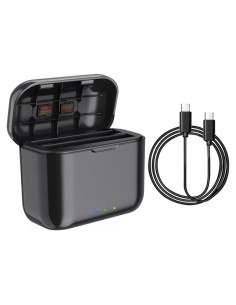 Estación de Carga Rápida Rszfnjxry para Baterías Insta360 X3