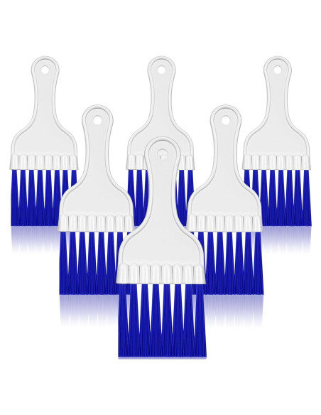 Boao 6 Cepillos de Limpieza para Aire Acondicionado Azul