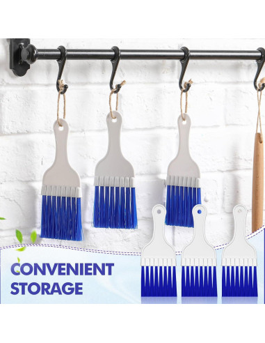 Boao 6 Cepillos de Limpieza para Aire Acondicionado Azul