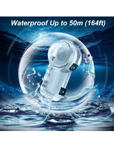 Funda de Buceo Invisible SRUIM para Insta360 X3 - Impermeable 50m 2