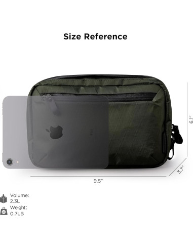 ALPAKA Elements Tech Case Max Verde Oscuro - Organizador EDC