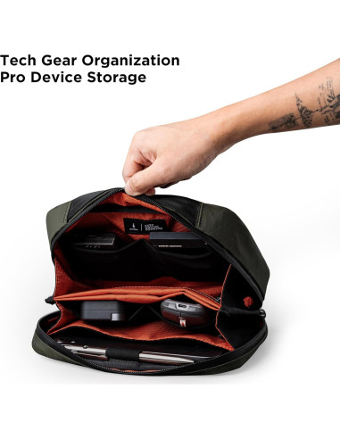 ALPAKA Elements Tech Case Max Verde Oscuro - Organizador EDC